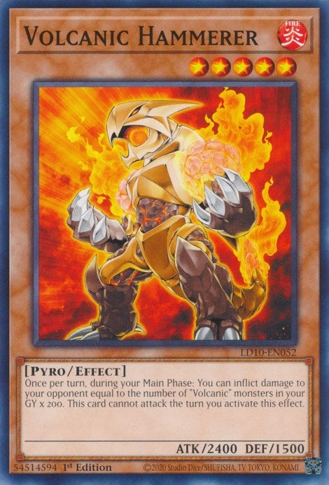 Volcanic Hammerer (LD10-EN052) [LD10]
