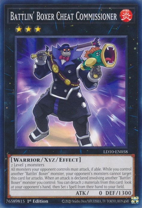 Battlin Boxer Cheat Commissioner (LD10-EN058) [LD10]