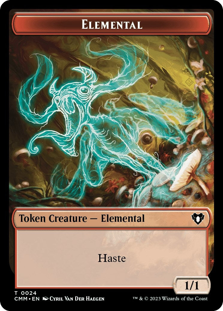 Elemental 0024 Cat 0005 Double Sided Token (24 // 5) [CMM]
