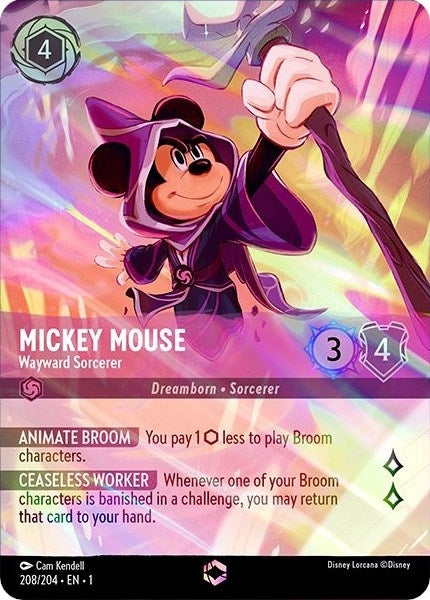 Mickey Mouse Wayward Sorcerer Enchanted (208/204) [1]