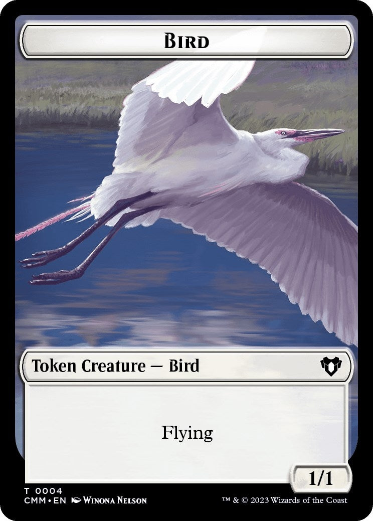 Bird Emblem Teferi Temporal Archmage Double Sided Token (4 // 53) [CMM]