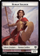 Human Soldier Emblem Teferi Temporal Archmage Double Sided Token (6 // 53) [CMM]
