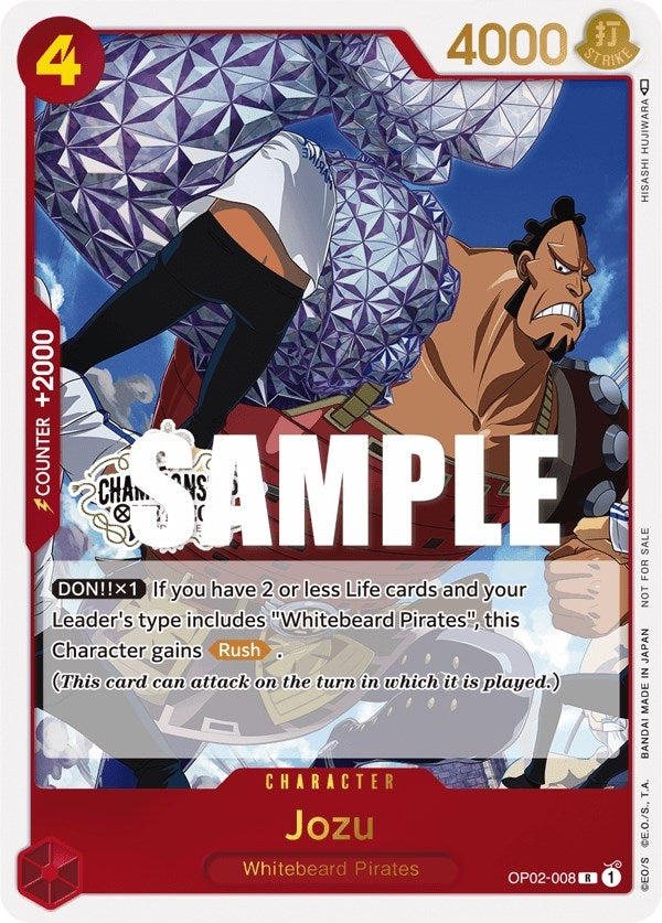 Jozu Store Championship Participation Pack Vol 2 (OP02-008) [OP-PR]