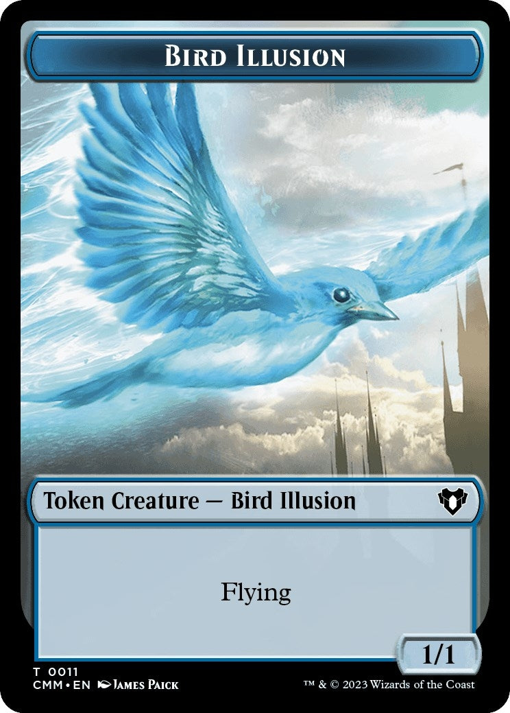Citys Blessing Bird Illusion Double Sided Token (49 // 11) [CMM]