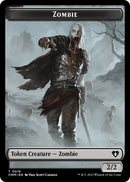 Zombie 0019 Bird Illusion Double Sided Token (19 // 11) [CMM]
