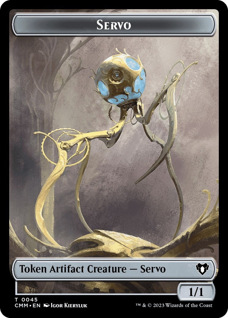 Servo Elf Druid Double Sided Token (45 // 32) [CMM]