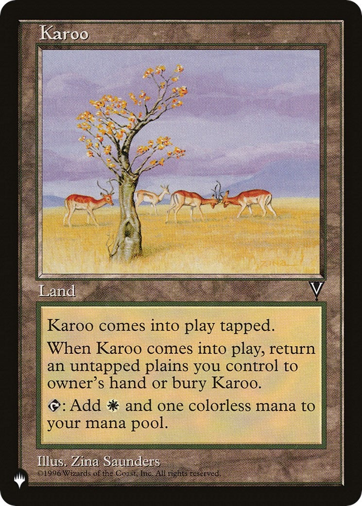 Karoo VIS [LIST]
