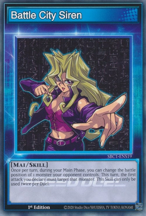 Battle City Siren (SBC1-ENS19) [SBC1]