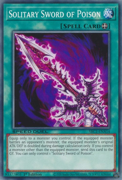 Solitary Sword of Poison (SBC1-ENA14) [SBC1]