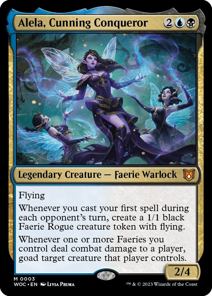 Alela, Cunning Conqueror [Wilds of Eldraine Commander]