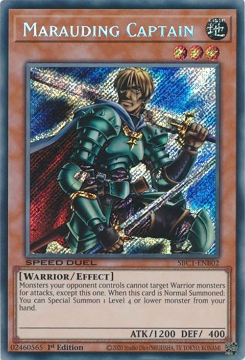 Marauding Captain Secret Rare (SBC1-ENB02) [SBC1]