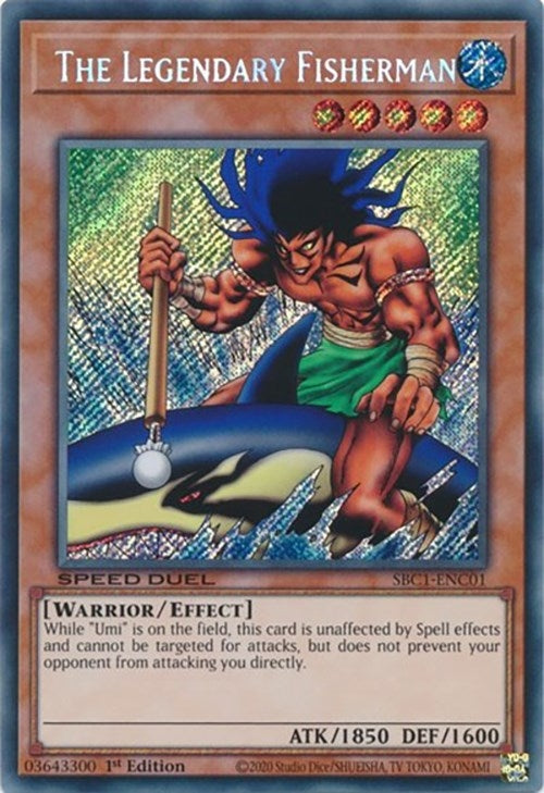 The Legendary Fisherman Secret Rare (SBC1-ENC01) [SBC1]