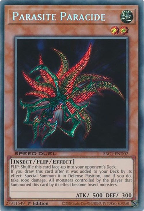 Parasite Paracide Secret Rare (SBC1-END02) [SBC1]