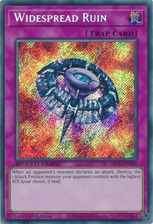 Widespread Ruin Secret Rare (SBC1-END20) [SBC1]