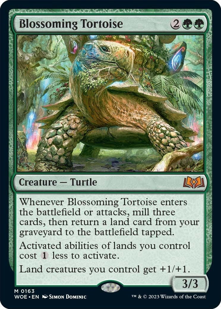 Blossoming Tortoise (163) [WOE]