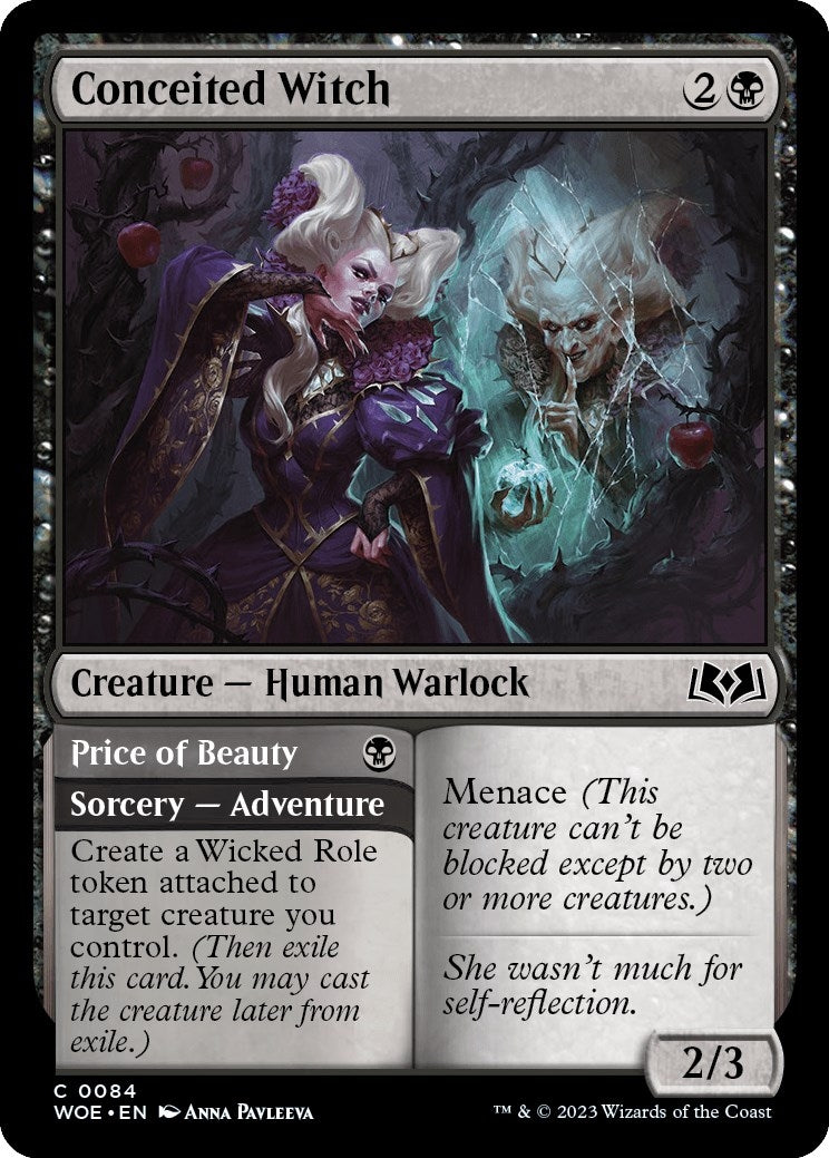 Conceited Witch // Price of Beauty [Wilds of Eldraine]