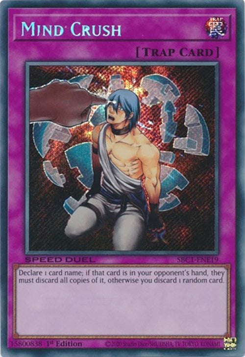 Mind Crush Secret Rare (SBC1-ENE19) [SBC1]