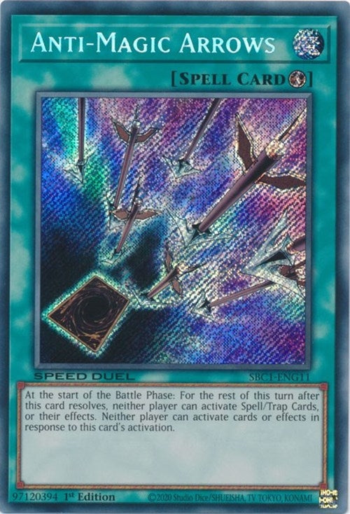 Anti Magic Arrows Secret Rare (SBC1-ENG11) [SBC1]
