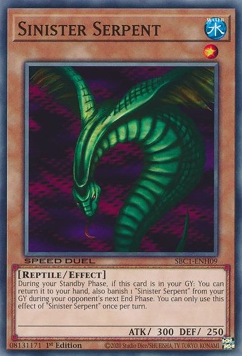 Sinister Serpent (SBC1-ENH09) [SBC1]