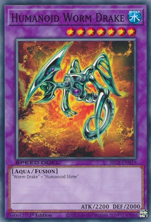 Humanoid Worm Drake (SBC1-ENH19) [SBC1]