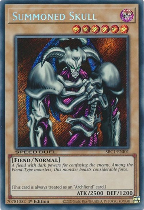 Summoned Skull Secret Rare (SBC1-ENI01) [SBC1]