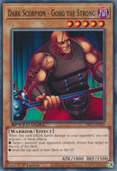 Dark Scorpion Gorg the Strong (SBC1-ENI25) [SBC1]