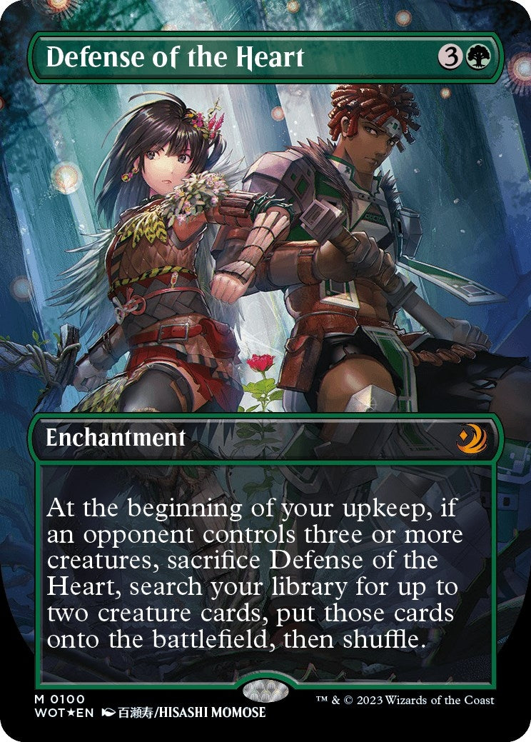 Defense of the Heart Anime Borderless Confetti Foil (100) [WOT]