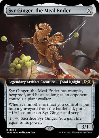 Syr Ginger the Meal Ender Extended Art (369) [WOE]