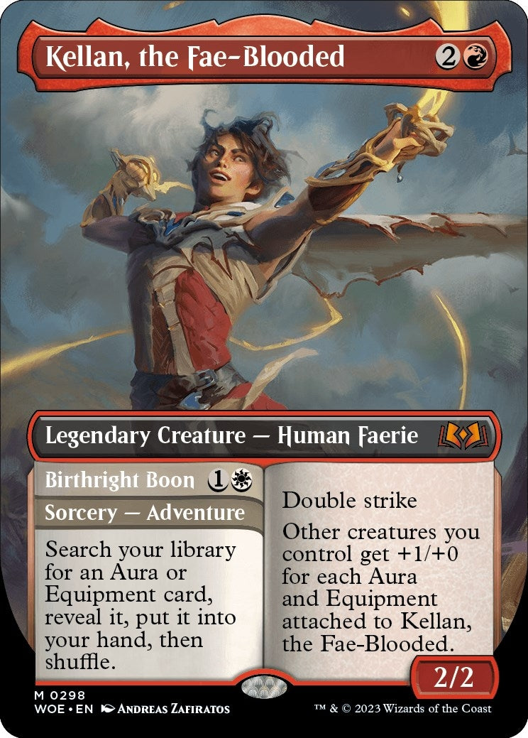 Kellan the Fae Blooded Borderless (298) [WOE]