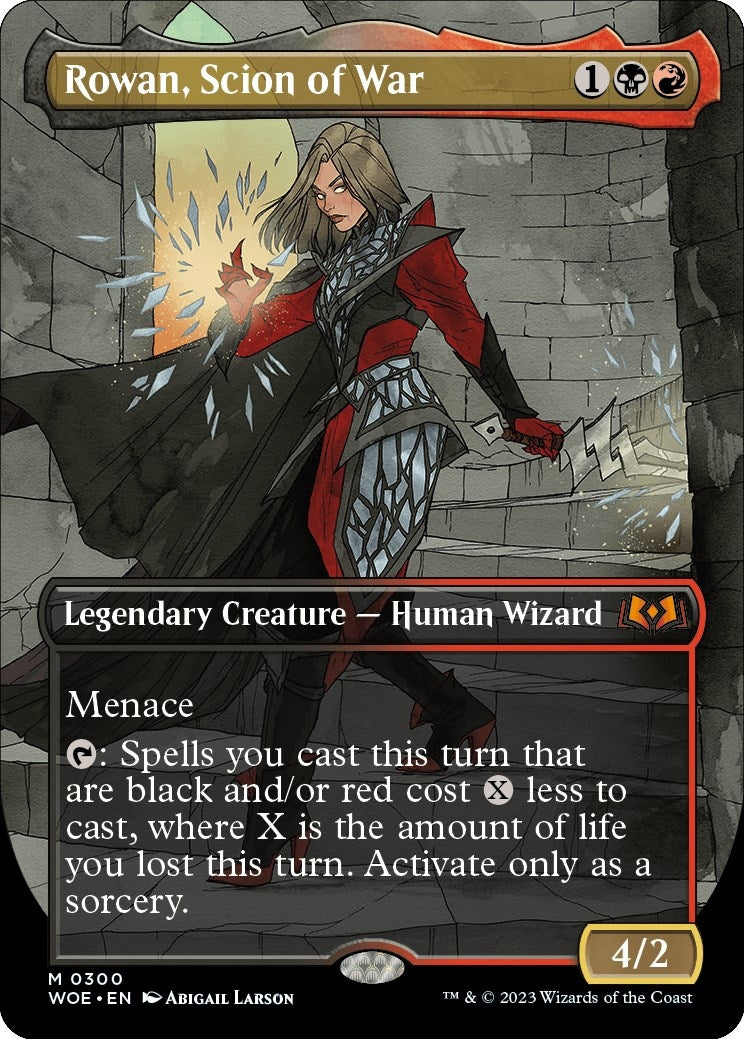 Rowan Scion of War Borderless (300) [WOE]