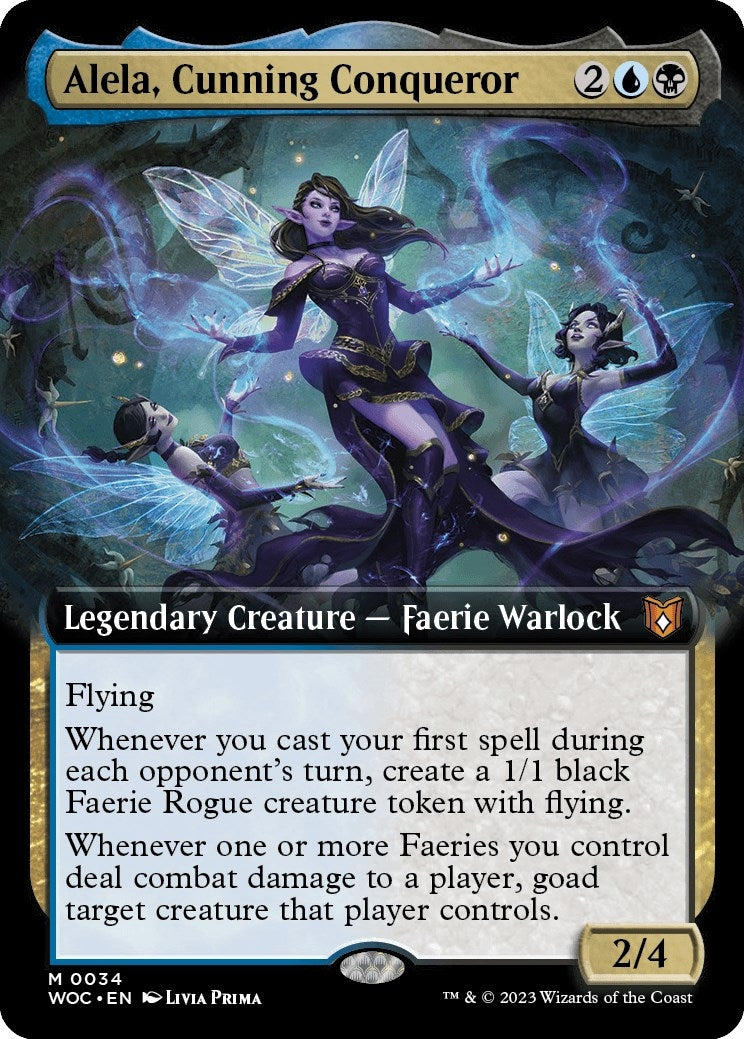 Alela Cunning Conqueror Extended Art (34) [WOC]