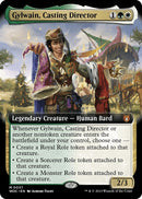 Gylwain, Casting Director (Extended Art) [Wilds of Eldraine Commander]