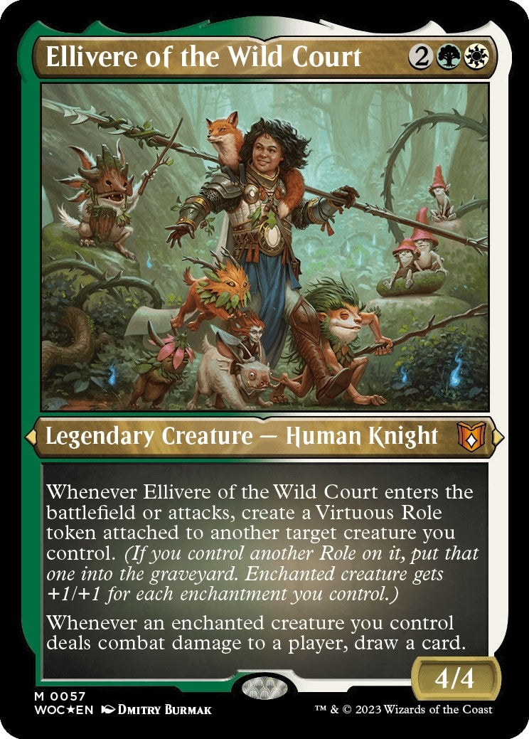 Ellivere of the Wild Court Display Commander Thick Stock (57) [WOC]