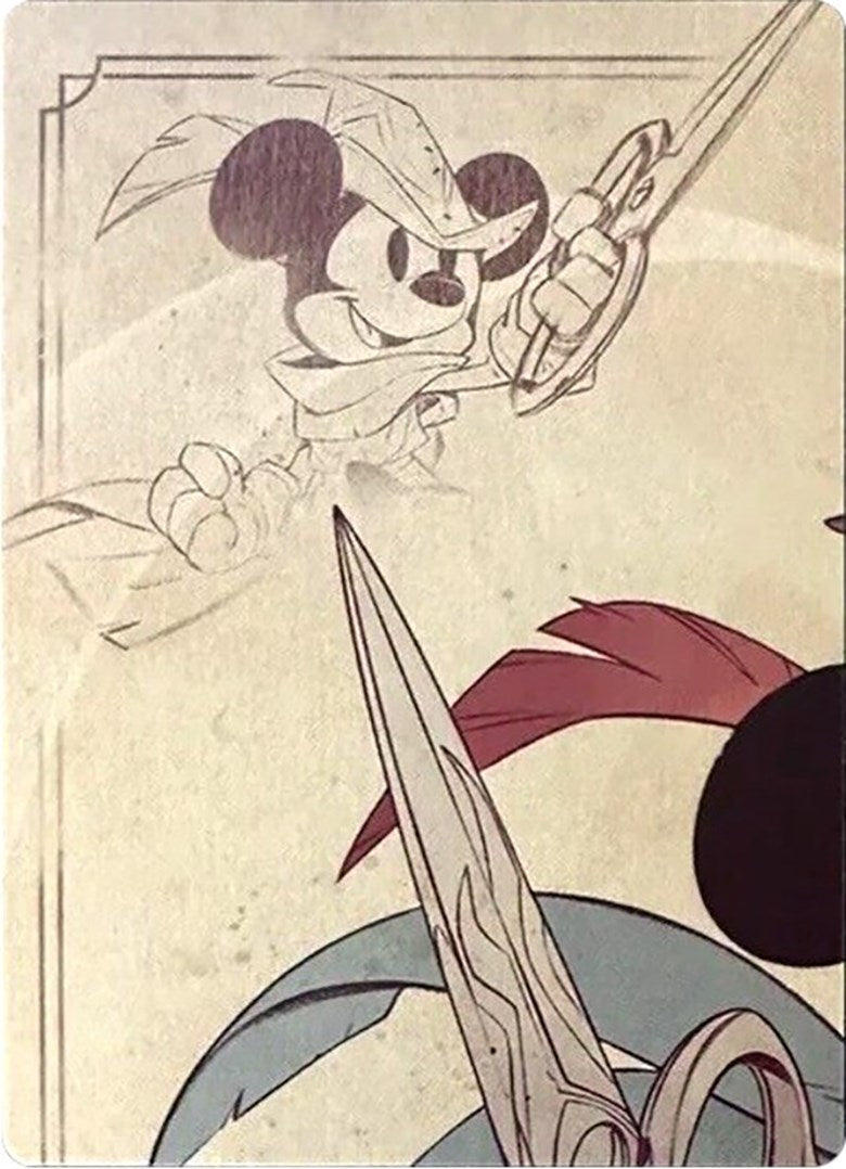 Mickey Mouse Brave Little Tailor Puzzle Insert Top Left () [1]