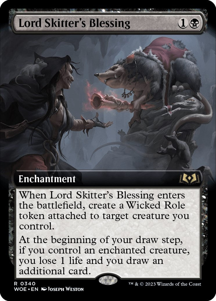 Lord Skitter's Blessing (Extended Art) [Wilds of Eldraine]
