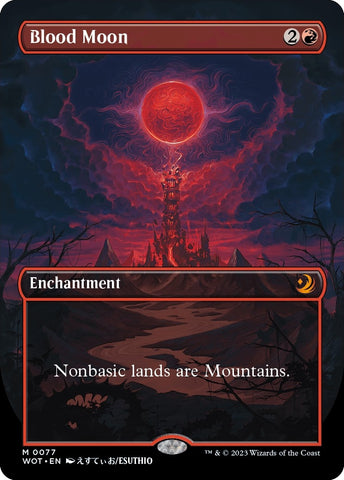 Blood Moon Anime Borderless (77) [WOT]