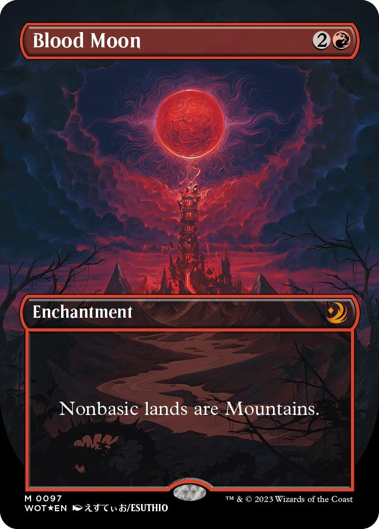 Blood Moon Anime Borderless Confetti Foil (97) [WOT]