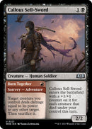 Callous Sell-Sword // Burn Together [Wilds of Eldraine]