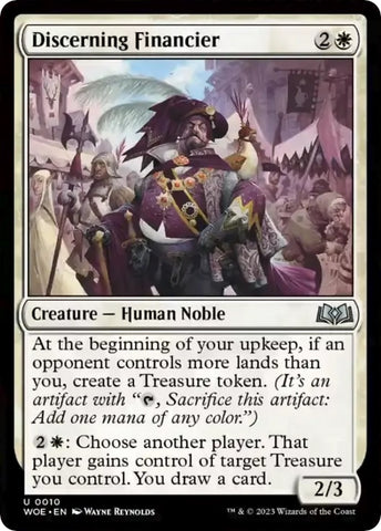 Discerning Financier [Wilds of Eldraine]