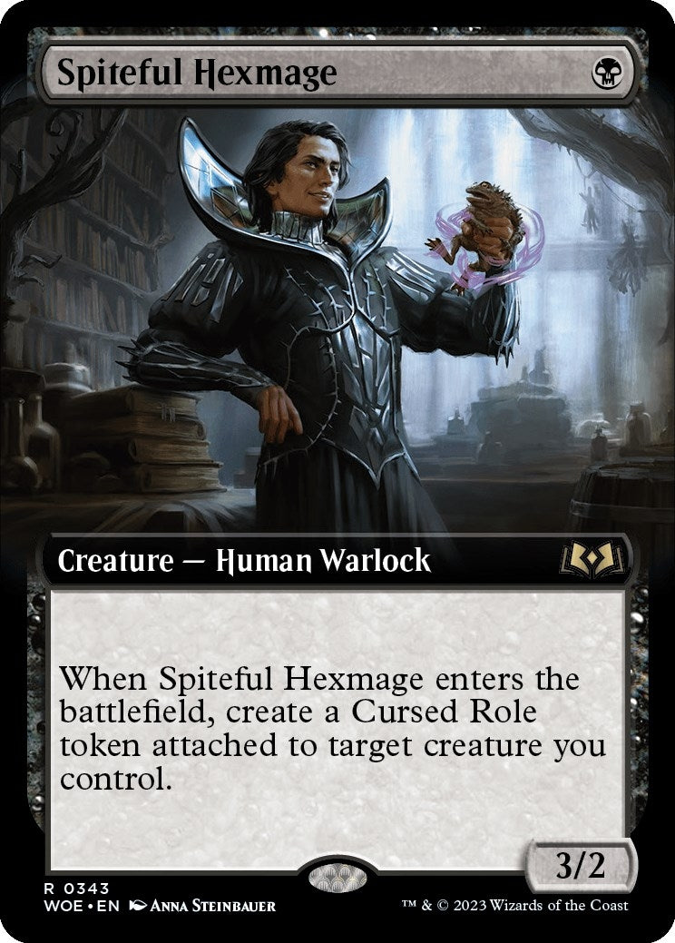 Spiteful Hexmage Extended Art (343) [WOE]