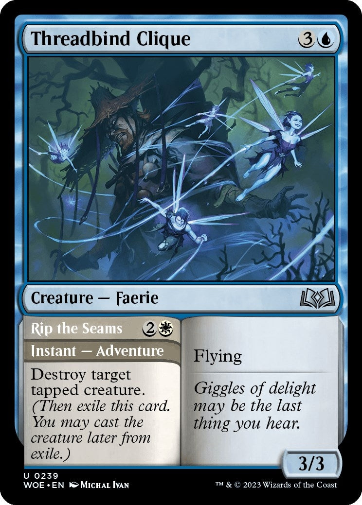 Threadbind Clique // Rip the Seams [Wilds of Eldraine]