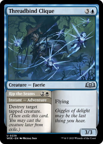 Threadbind Clique // Rip the Seams [Wilds of Eldraine]