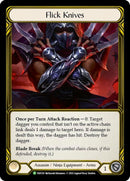 Image for Flick Knives (Golden) [Flesh and Blood: Promo Cards]