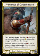Image for Vambrace of Determination (Golden) [Flesh and Blood: Promo Cards]