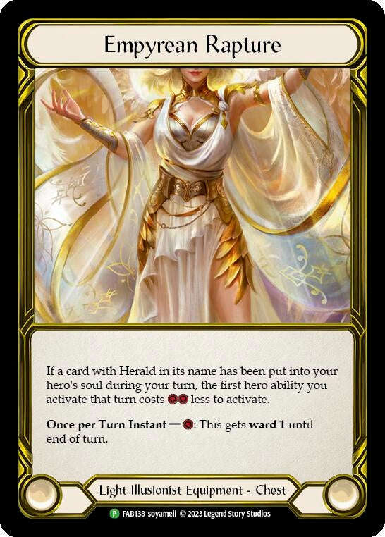 Image for Empyrean Rapture (Golden) [Flesh and Blood: Promo Cards]