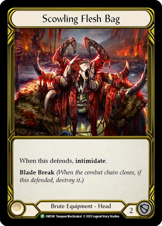 Image for Scowling Flesh Bag (Golden) [Flesh and Blood: Promo Cards]