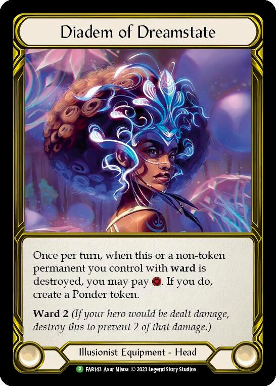 Image for Diadem of Dreamstate (Golden) [Flesh and Blood: Promo Cards]