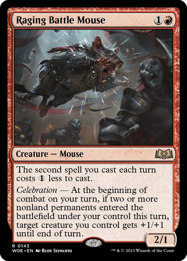 Raging Battle Mouse [Wilds of Eldraine]
