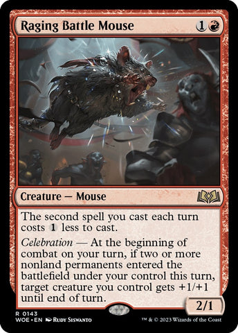 Raging Battle Mouse [Wilds of Eldraine]