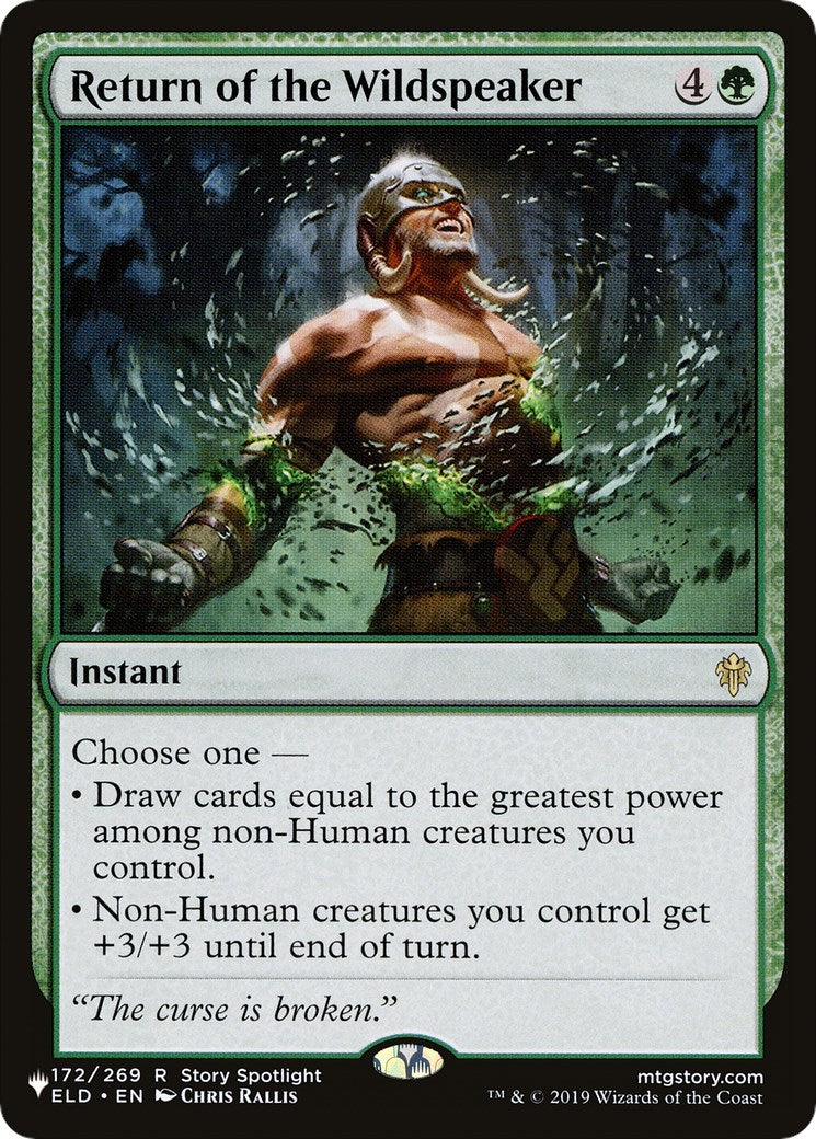 Return of the Wildspeaker (172) [LIST]